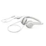 AUDÍFONOS DE COLOR BLANCO LOGITECH DE CABLE USB TIPO-A CON MICROFONO PARA COMPUTADORAS H390